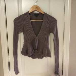 CLOSET BLOWOUT! Armani Exchange peplum cardigan